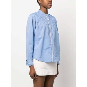 Woolrich Light Blue Button-Down Pintuck Collar Shirt